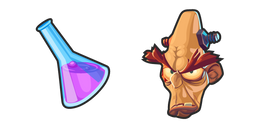 Crash Bandicoot Dr. Nitrus Brio and Potion Cursor