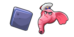 Crash Bandicoot Pink Elephant Cursor