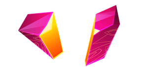 Pink Zircon Crystal Cursor