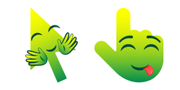 Cursoji - Hugging and Savoring Food Face Cursor