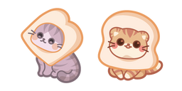 Cute Bread Cats Cursor