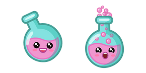 Cute Chemistry Flask Cursor