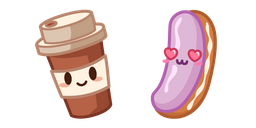 Cute Coffee and Eclair Cursor