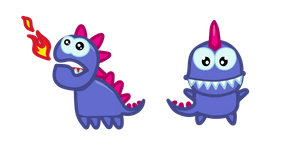 Cute Purple Dragon Cursor