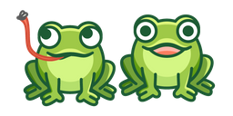 Cute Frog Catch a Fly Cursor