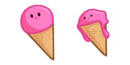 Cute Pink Ice Cream Cursor