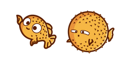 Cute Puffer Fish Cursor