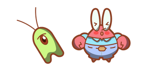 Курсор Cute Sheldon J. Plankton and Eugene H. Krabs