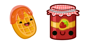 Cute Waffle and Jam Cursor