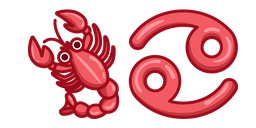 Cute Zodiac Sign Cancer Cursor