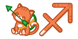 Cute Zodiac Sign Sagittarius Cursor