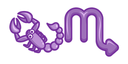 Cute Zodiac Sign Scorpio Cursor