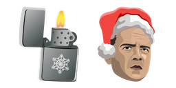 Die Hard Christmas McClane and Lighter Cursor