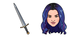 Descendants 3 Mal and Sword Cursor