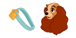 Lady and the Tramp Lady and Collar Cursor