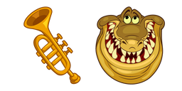 Princess and Frog Louis and Trumpet Cursor