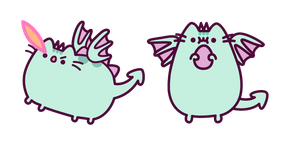 Pusheen as Dragnosheen Cursor