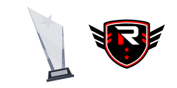 Esports Rise Logo and Winner's Cup Cursor