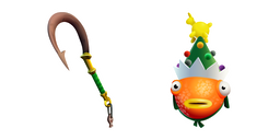 Fortnite Fa-la-la-la Fishstick and Holiday Hook Cursor