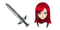 Fairy Tail Erza Scarlet Cursor