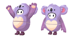 Fall Guys Caring Koala Costume Cursor