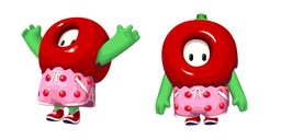 Fall Guys Tomato Costume Cursor