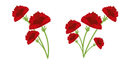Red Сarnation Cursor