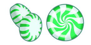 Green Peppermint Candy Cursor