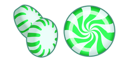 Green Peppermint Candy Cursor