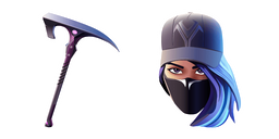 Fortnite Purple Remedy Skin Purple Medaxe Pickaxe Cursor