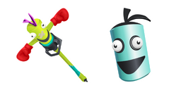 Fortnite Bendie Skin Flimsie Flail Pickaxe Cursor