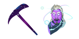 Fortnite Galaxy Skin Stellar Axe Cursor