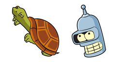 Futurama Bender and Turtle Cursor