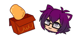 Gacha Life Bex and Chicken Nuggets Cursor