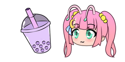 Gacha Life Nikki Nii and Bubble Tea Cursor