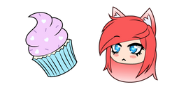 Gacha Life FlashyKlau and Cupcake Cursor