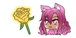 Gacha Life Lotus and Golden Rose Cursor
