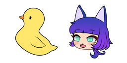 Gacha Life Lado and Ducky Cursor