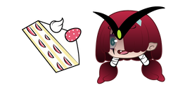 Gacha Life Muu and Strawberry Cake