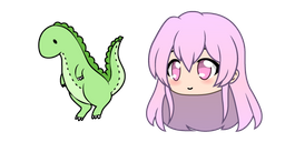 Gacha Life Mumble and Dino Doll Cursor