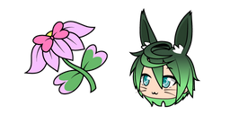 Gacha Life Qing and Pink Lily Cursor