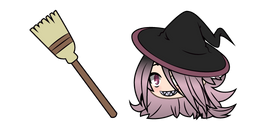 Gacha Life Sabrina and Broom Cursor