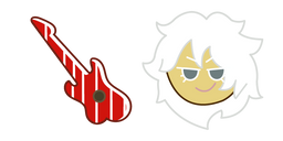 Cookie Run Rockstar Cookie and Guitar Cursor