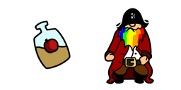 Fancy Pants Adventures Captain Manly Beard and Apple Juice Cursor