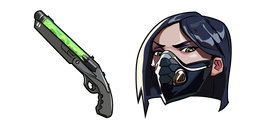 Valorant Viper and Snakebite Shorty Cursor