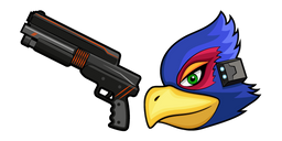 Star Fox Falco Lombardi and Blaster Cursor