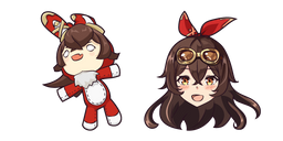 Genshin Impact Amber and Baron Bunny