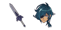 Genshin Impact Kaeya Alberich and Cool Steel Cursor