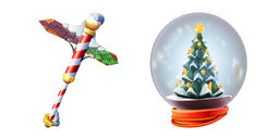 Fortnite Globe Shaker and Polar Poleaxe Cursor