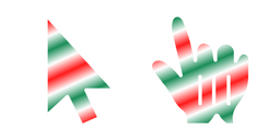 Candy Cane Gradient Cursor
